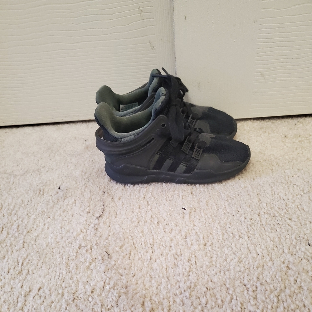 Toddler's Black Adidas